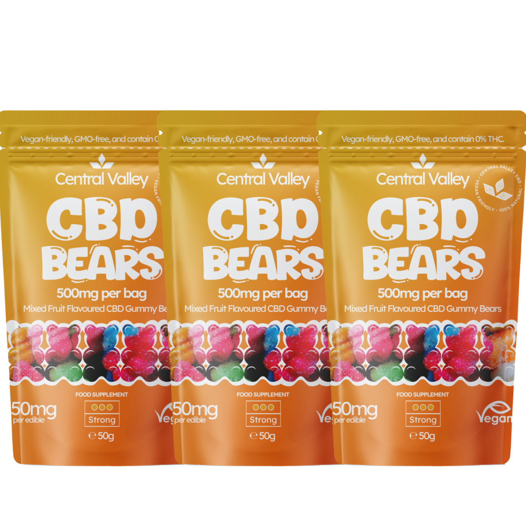 CBD Gummy Bears – 3 for £20 Bundle (1500mg CBD Total)