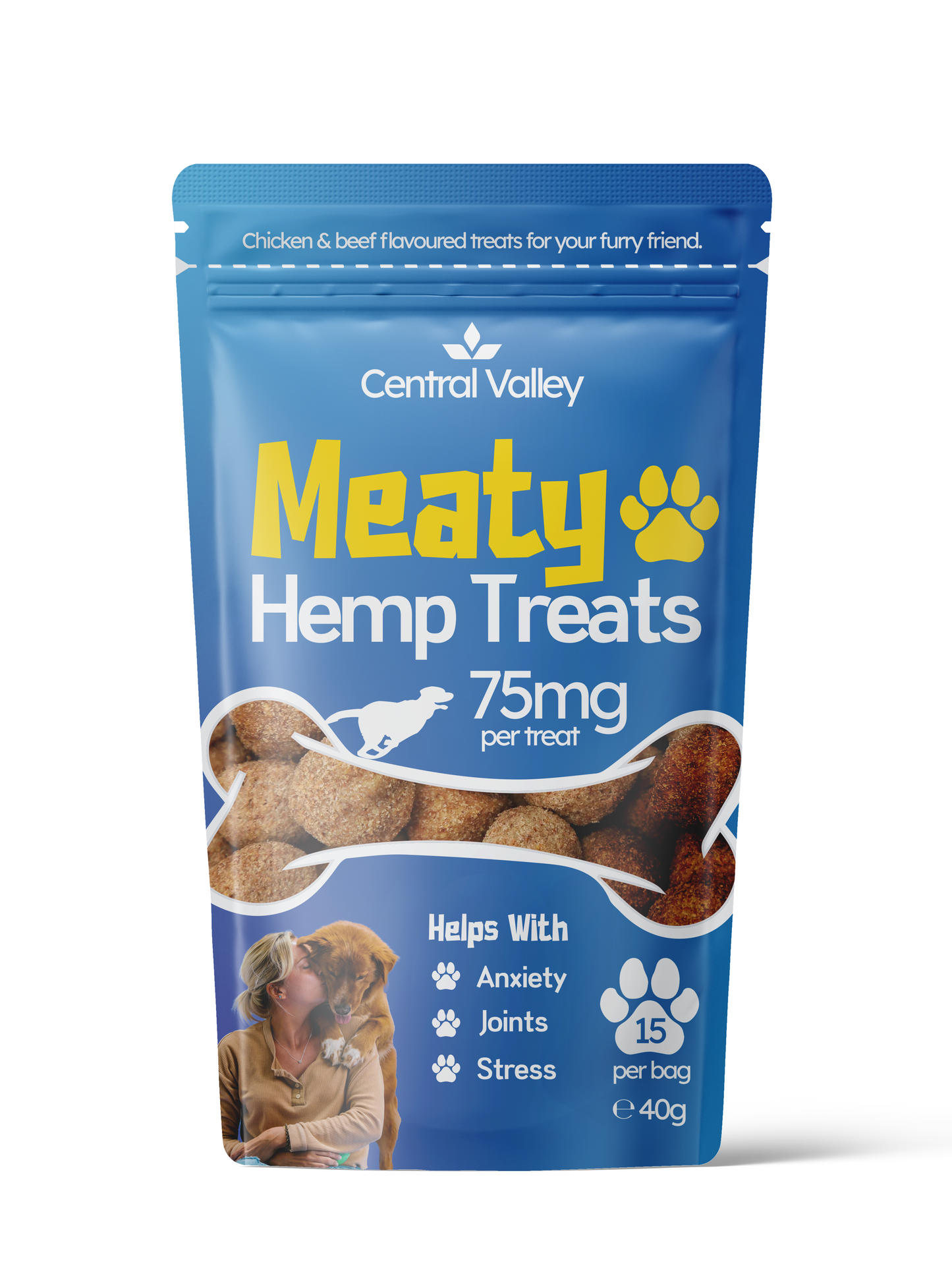 Central Valley Hemp Treats - Relaxing Treats (15 Calming Treats)