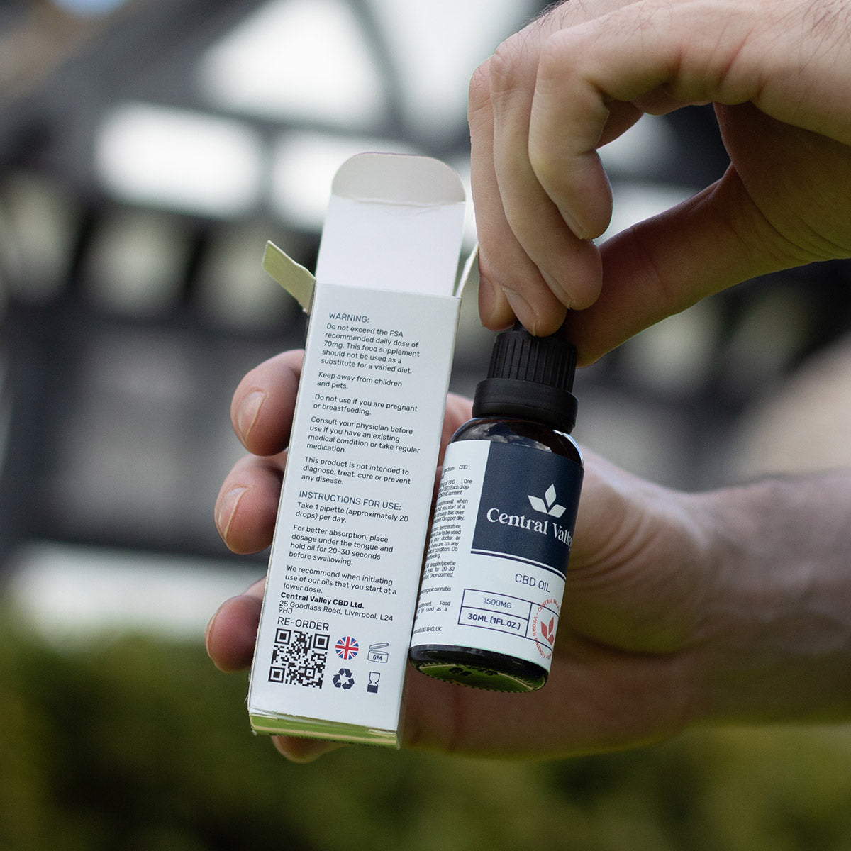 Full Spectrum CBD Oil 1500mg – 5% CBD Mid Strength