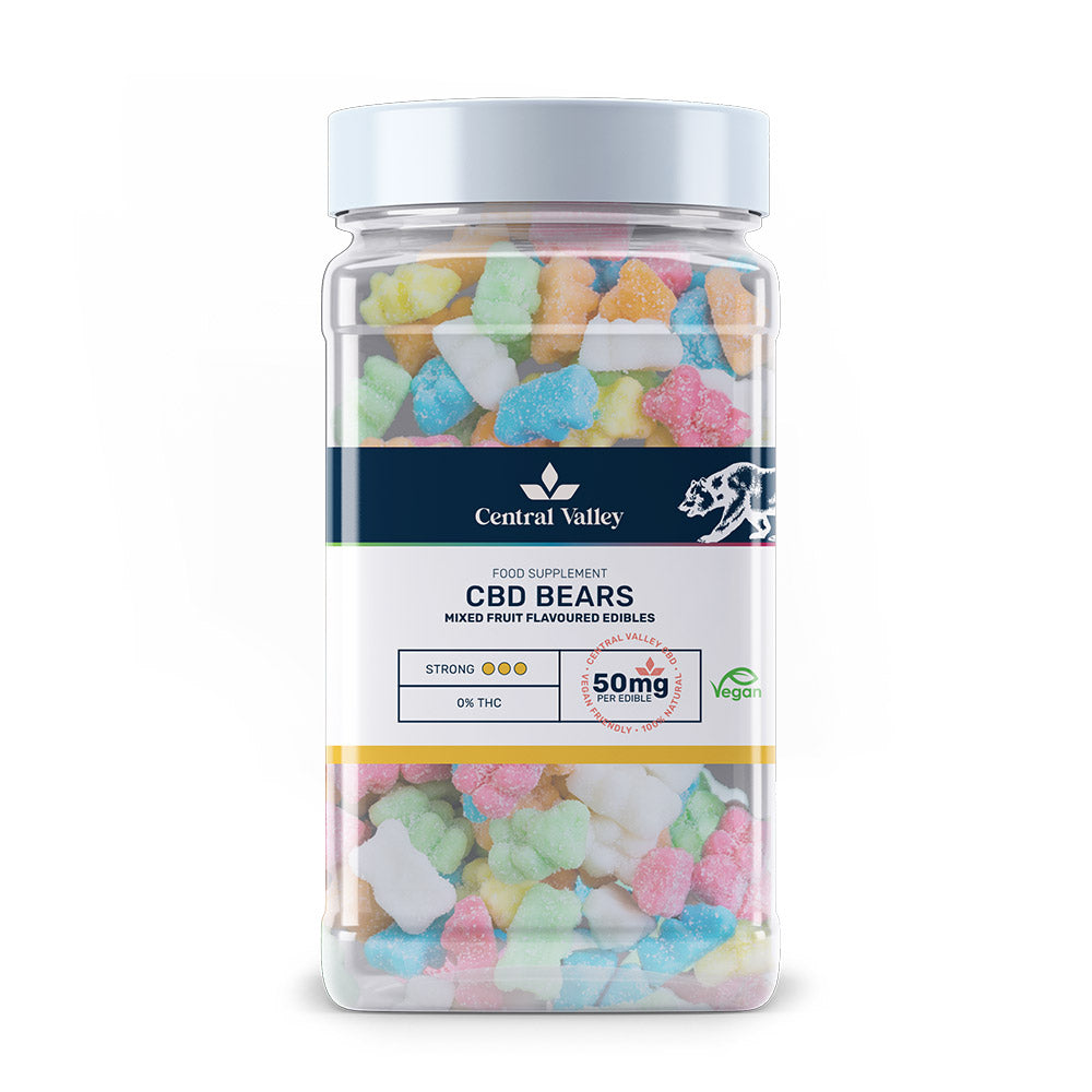 CBD Gummy Bears Large Tub (50mg)