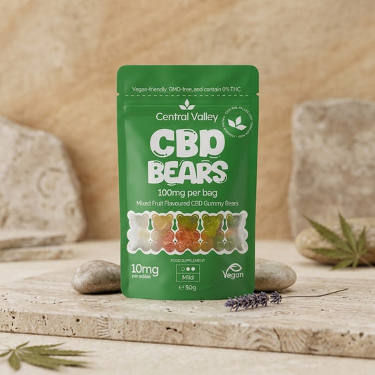 10 mg Broad Spectrum CBD Gummies – Grab Bag (10 gummies) Mild strength (Day time calm)