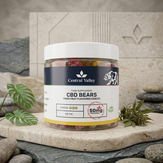 50 mg Broad Spectrum CBD Gummies – Small Tub (25 gummies) High strength (Advance recovery)