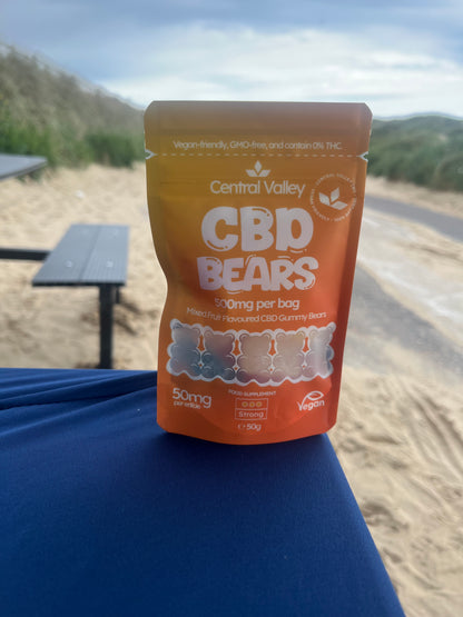 Strong 50mg CBD Gummy Bears – 5 for £22 grab bag Bundle (2500mg CBD Total)