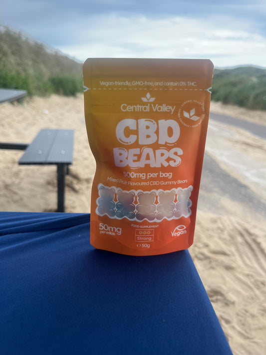 Strong 50mg CBD Gummy bears grab bag – Deep Relief (500mg CBD Total)