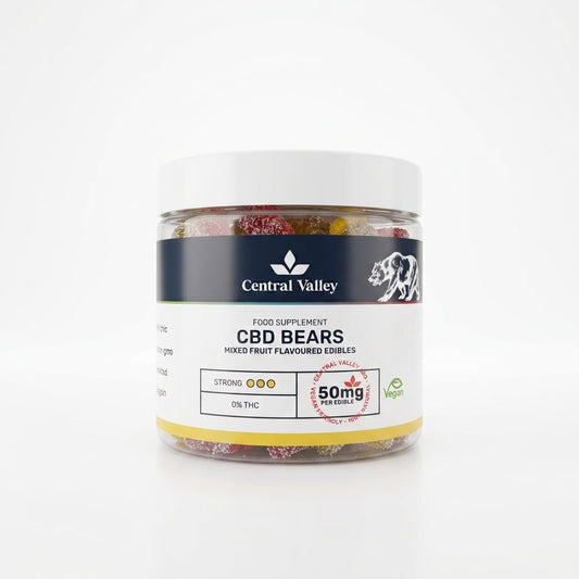 50 mg Broad Spectrum CBD Gummies – Small Tub (25 gummies) High strength (Advance recovery)