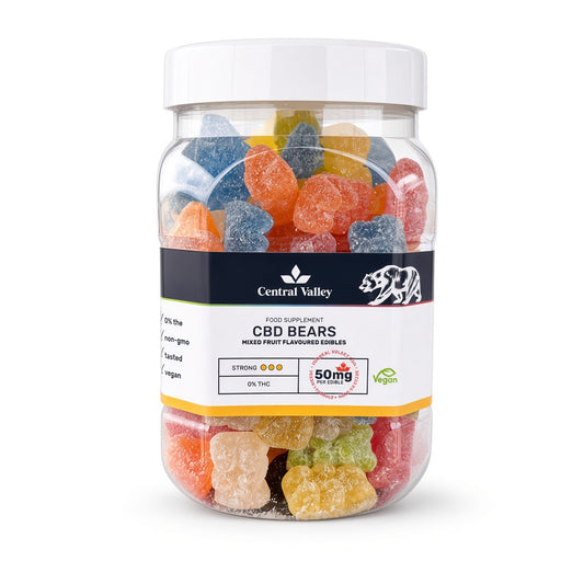 50mg Broad Spectrum CBD Gummies – 100 Gummies