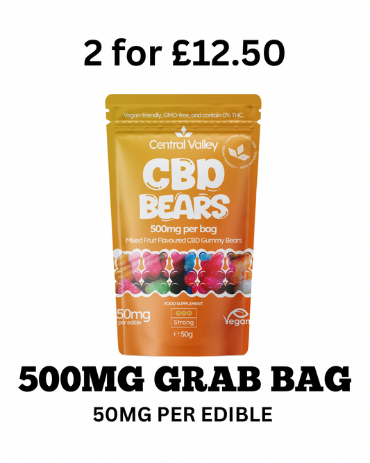 2 x 500mg CBD Bears Grab bag