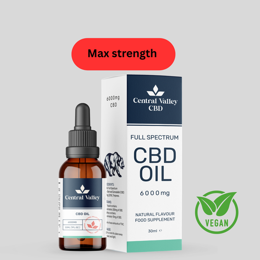 6000mg Full Spectrum CBD Oil plus 1 free 500MG grab bags . Organic Maximum Potency - Central Valley CBD