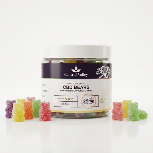 25mg Broad Spectrum CBD Gummies – 25 Gummies