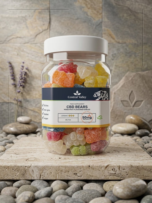 50 mg Broad Spectrum CBD Gummies – Large Tub (100 gummies) High strength (Advanced recovery)