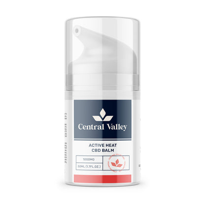 Active Heat CBD Balm 1000mg Warming Topical FSA Approved - Central Valley CBD
