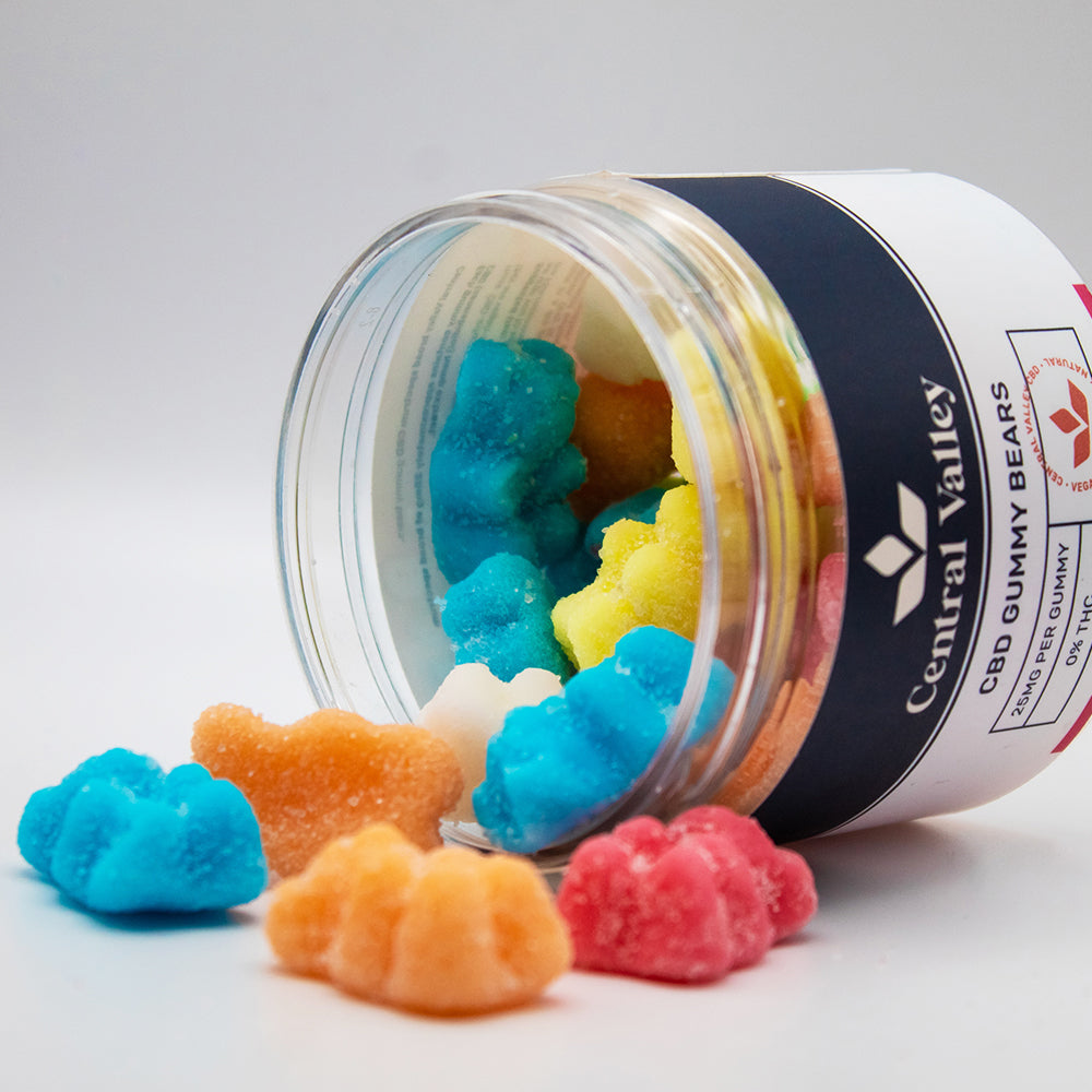 CBD Gummy Bears Small Tub (25mg)