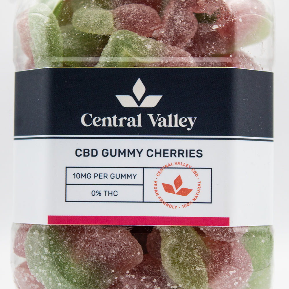 CBD Gummy Cherries Large Tub (10mg)