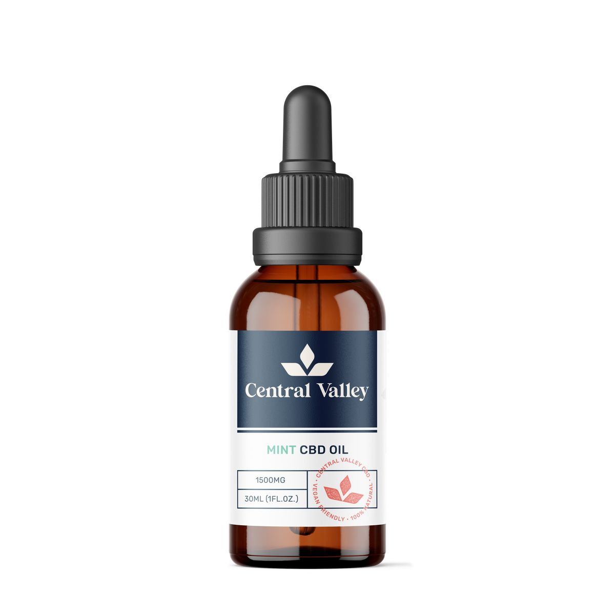 1500mg Broad Spectrum CBD Oil – Mint, 30ml