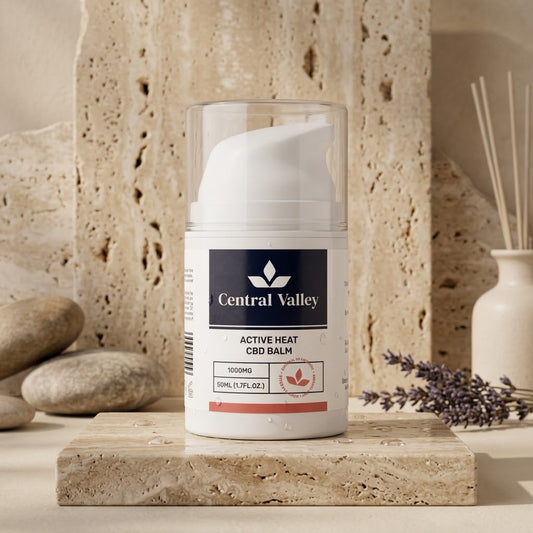Active Heat CBD Balm 1000mg Warming Topical FSA Approved - Central Valley CBD