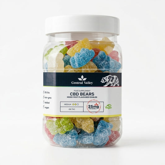25mg Broad Spectrum CBD Gummies – 100 Gummies