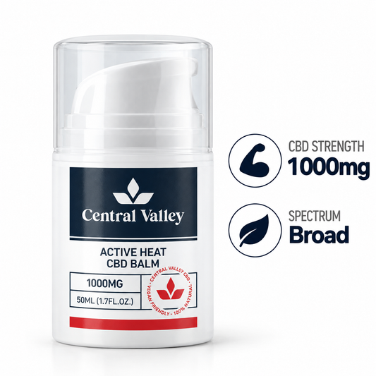Active Heat CBD Balm 1000mg – Warming Topical, 50ml