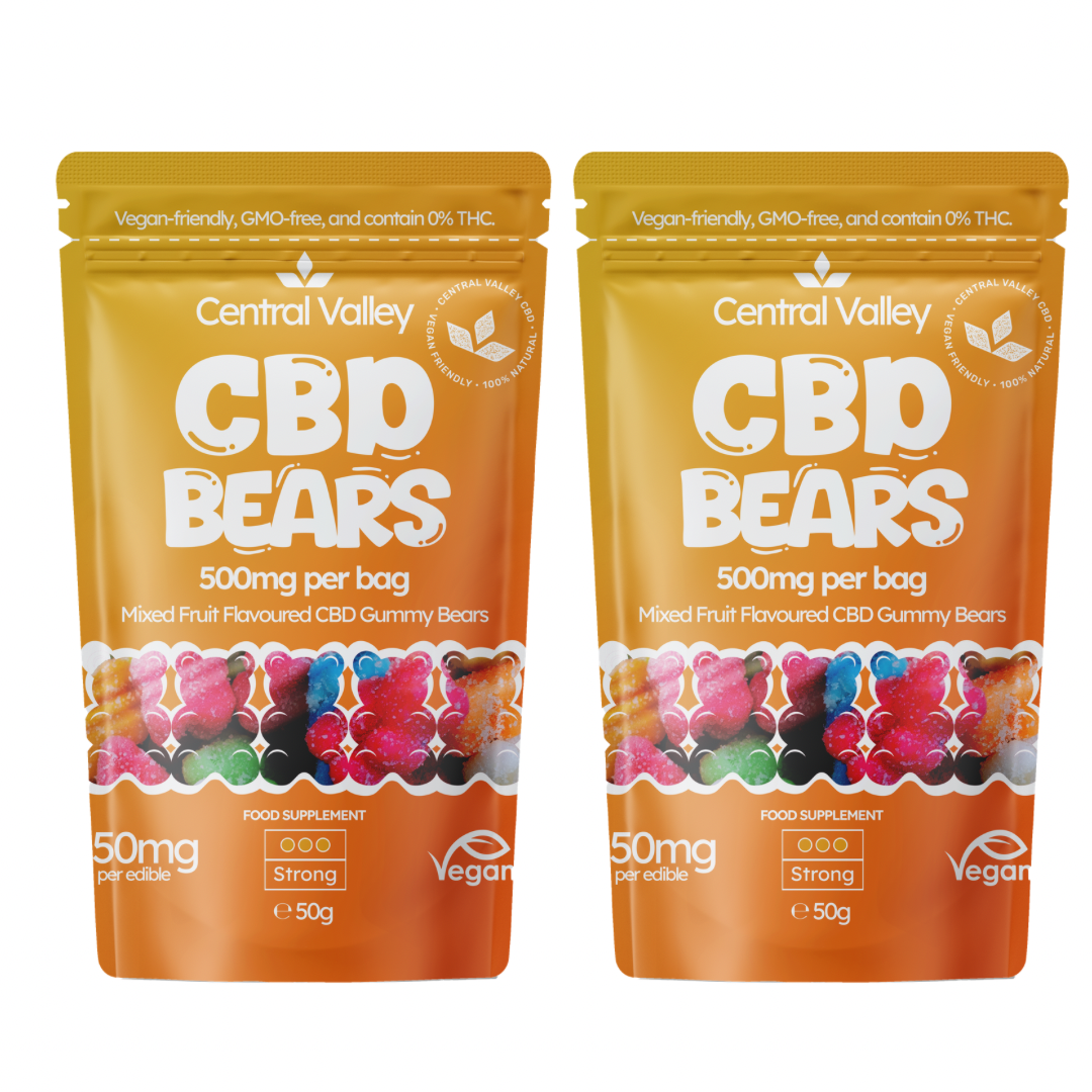 CBD Gummy Bears – 2 for £15 Bundle (1000mg CBD Total)