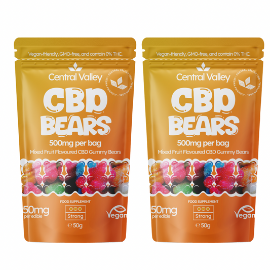CBD Gummy Bears – 2 for £15 Bundle (1000mg CBD Total)