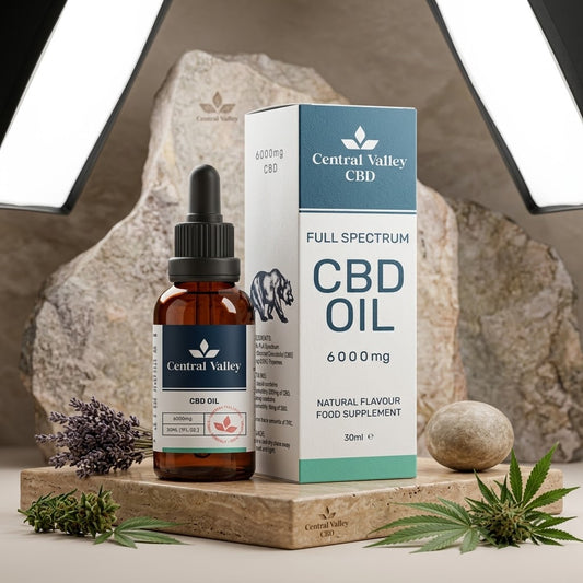 6000mg Full Spectrum CBD Oil – 30ml- 200mg per 1ml. Max Strength (maximum tier potency). Free 500mg Grab bag