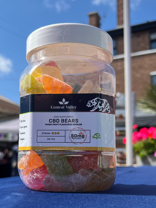 Strong 50mg Broad Spectrum CBD Gummies – Deep Relief (100 Gummies-5000mg total)
