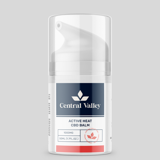 Active Heat CBD Balm 1000mg Warming Topical FSA Approved - Central Valley CBD