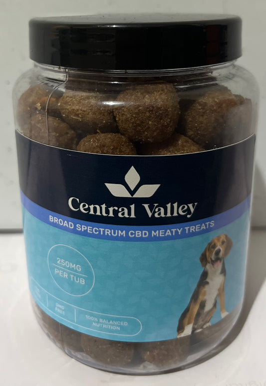 Central Valley Hemp Treats - Relaxing Treats tub