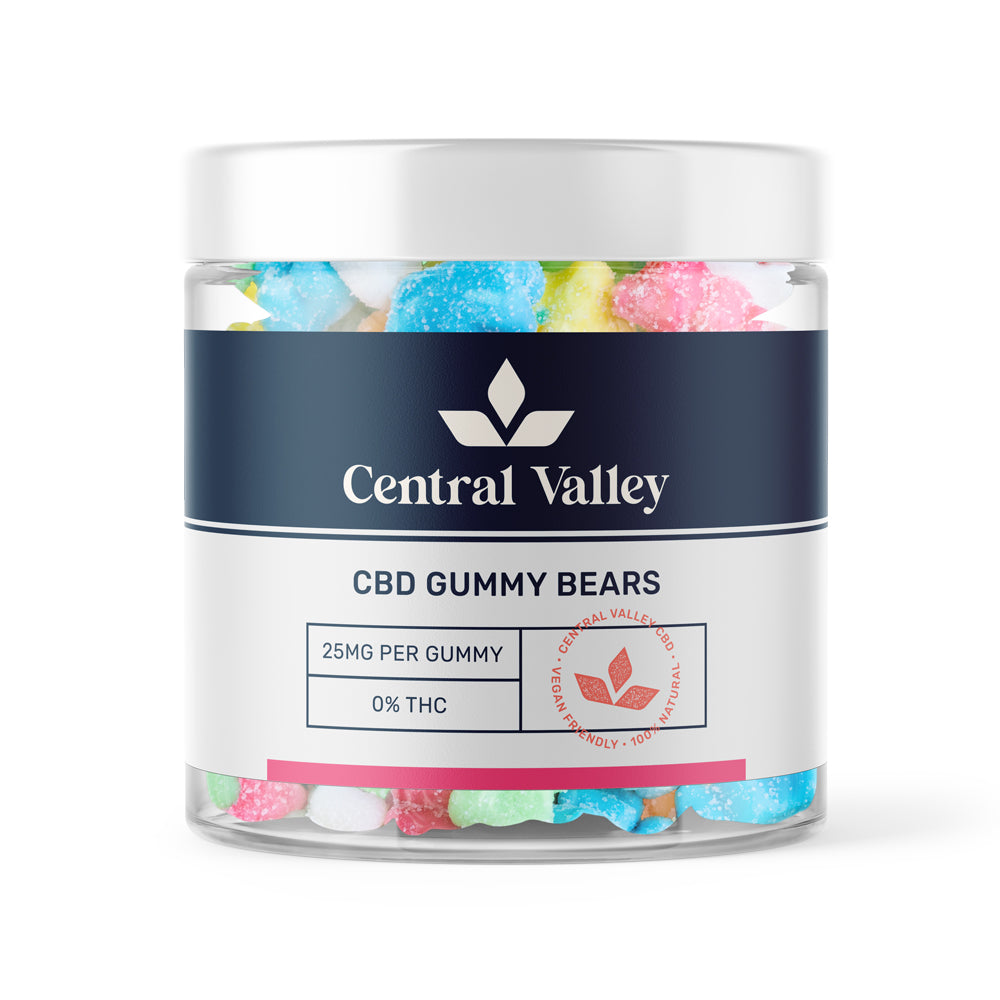 CBD Gummy Bears Small Tub (25mg)